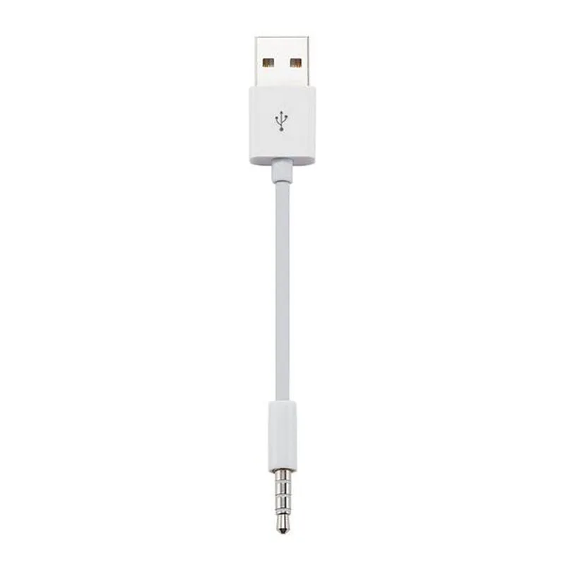 Разъем 3 5 мм адаптер зарядка корда короткий USB Зарядное устройство кабель