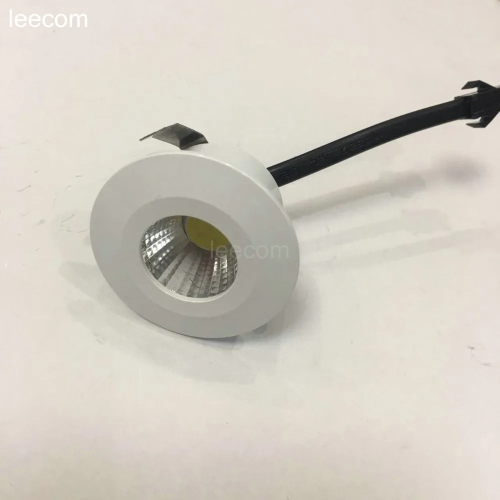 1 шт./лот диаметр 40 мм светодиодный мини светильник под шкаф точечный 3 Вт для