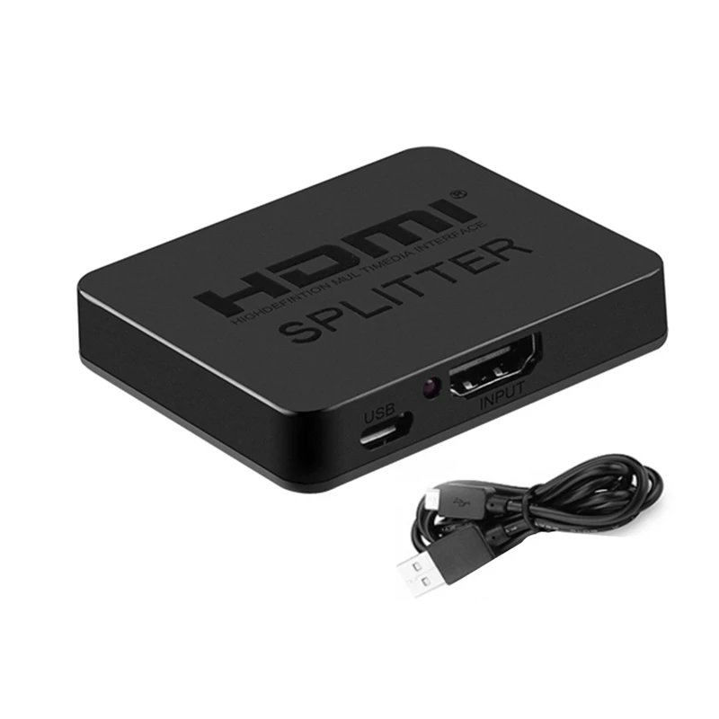 Rankman HDMI сплиттер 1x2 HDMI 1 в 2 Out Daul дисплей 1x3 сплиттер 4K 1080P адаптер коммутатор для DVD ноутбук с HDTV монитором Xbox