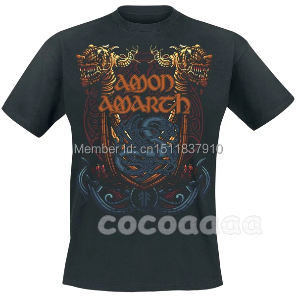 Футболка Amon Amarth для мужчин и женщин рубашка в стиле панк/хеви метал/mma warrior с 3d