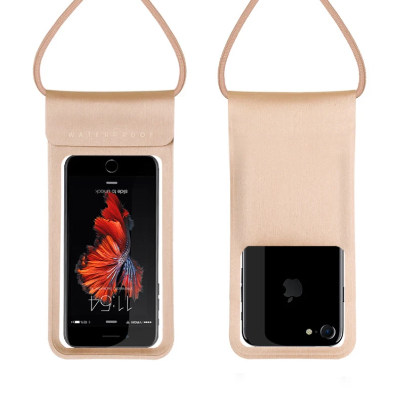 Настоящая водонепроницаемая сумка для iPhone X XR XS Max 7 8 6 6S Plus Unde водонепроницаемая крышка для samsung A70 A50 A40 A9 A8 A7 чехол для телефона