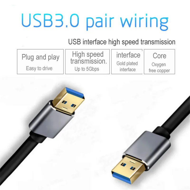 Usb type A папа к USB папа удлинитель супер скорость USB 3,0 удлинитель Кабель для радиатора жесткий диск Webcom
