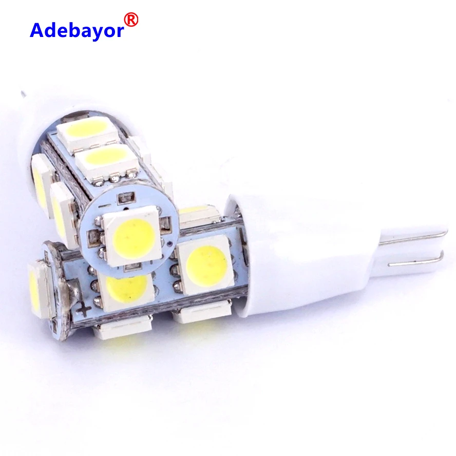 10 x T10 вспышка W5W 194 9 SMD СВЕТОДИОДНЫЙ LED 5SMD светильник с двумя режимами работы 5050 smd