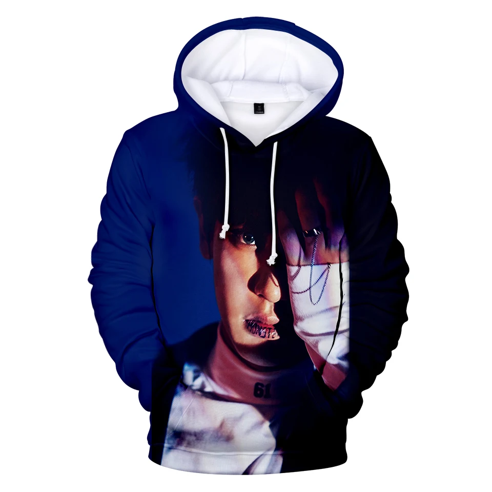 Новинка свитер с капюшоном популярный в Корейском стиле Повседневный хип-хоп для