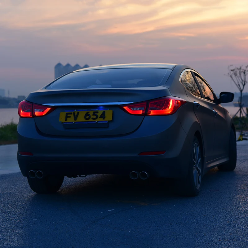Хвост светильник в сборе для Hyundai Elantra светодиодный Бег стоп сигнал поворота| |