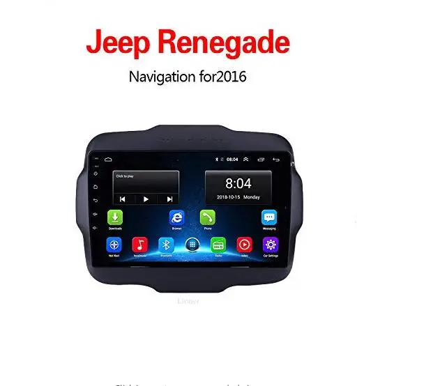 9 'ɺndroid 8 0 автомобильный Радио GPS навигационный плеер для Jeep Renegade 2016-2018