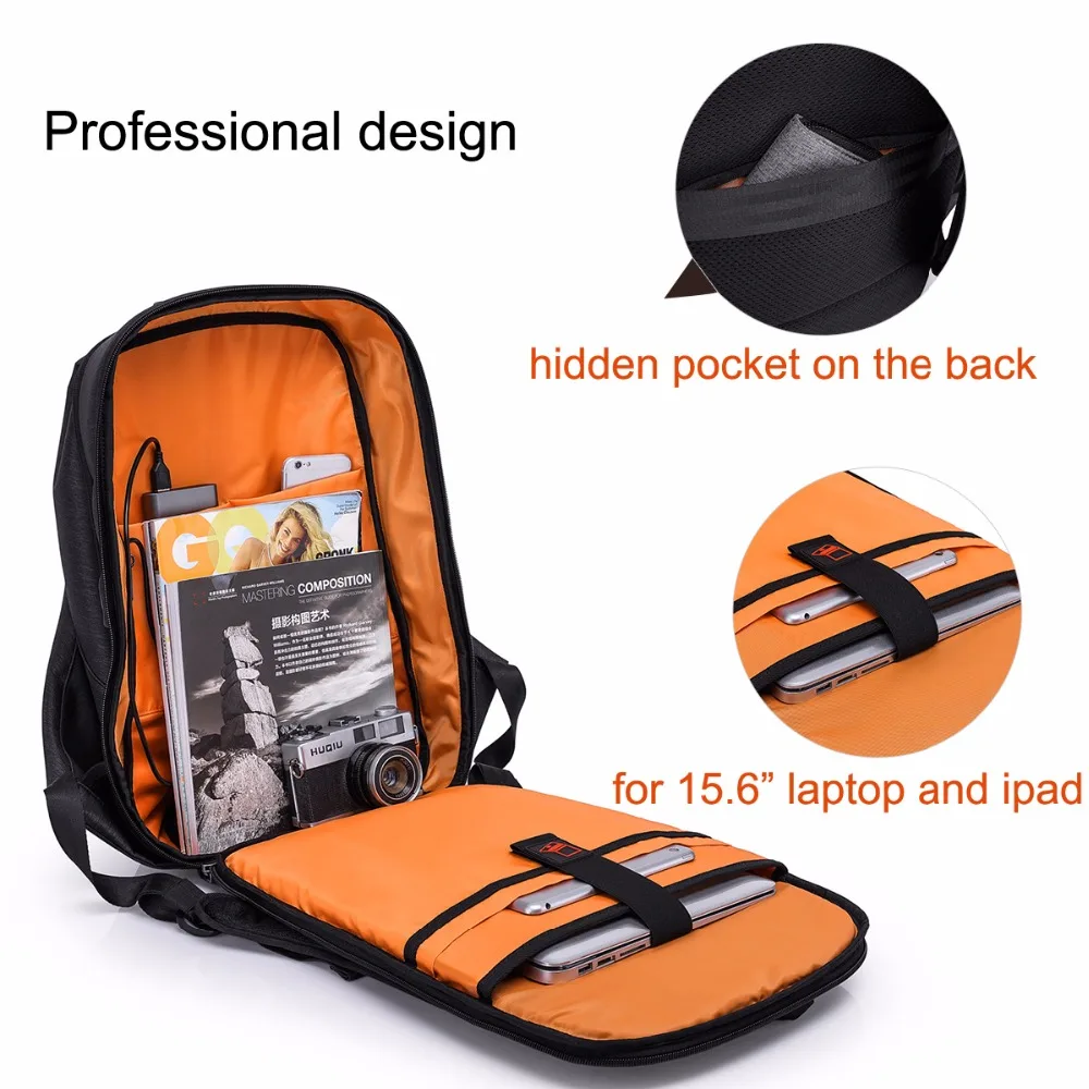 Fashion Design Backpack Daypack Oxford 20L USB Port 15.6&quot Laptop Shoulders bag Schoolbag Travel Pack Rucksack | Багаж и сумки