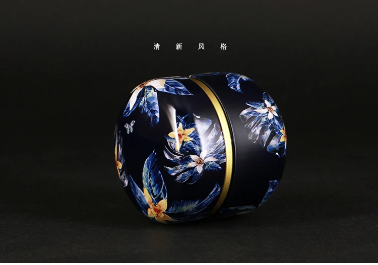 5pcs Japanese style Kitchen Tea Box Jar Storage Holder Sweetmeats Candies Cans Teaware Tea Caddies tin containers storage box
