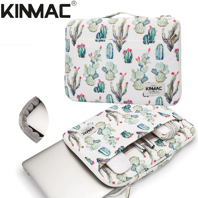 Ударопрочная брендовая сумка для ноутбука Kinmac 12 13 14 15 6 дюйма Сумка С КАКТУСОМ