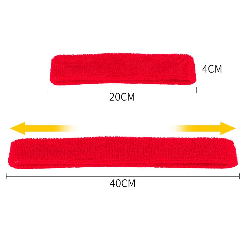 Спортивные повязки на голову для мужчин и женщин Мягкая повязка бега баскетбола