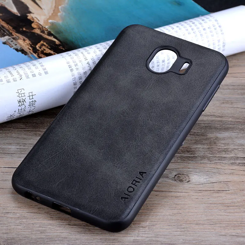 Чехол для samsung j4 j6 j7 prime plus j3 2018 j2 pro j5 2016 coque роскошный винтажный кожаный чехол