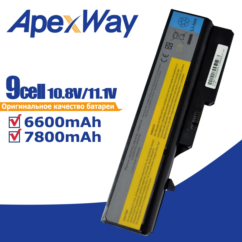 

Laptop Battery for Lenovo IdeaPad G460 B470 V470 B570 G470 G560 G570 G770 G780 V300 Z370 Z460 Z470 Z560 Z570 K47