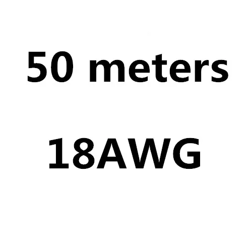 50 m 18 AWG 4 6 7 8 10, 11, 12, 13, 14, 15, 16, 17, 18, 20, 22, 24, 26 28 30 AWG силиконовый провод ультра гибкий Тесты линия кабель высокого Температура - Цвет: 50 m 18 AWG