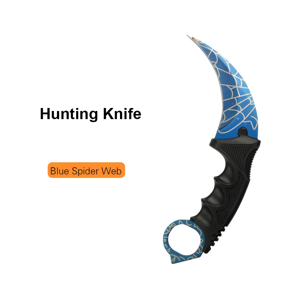 Blue Spider Web JelBo Karambit нож с оболочкой портативный карманный нож лезвие из нержавеющей стали Складной нож инструменты для охоты - Цвет: Blue Spider Web