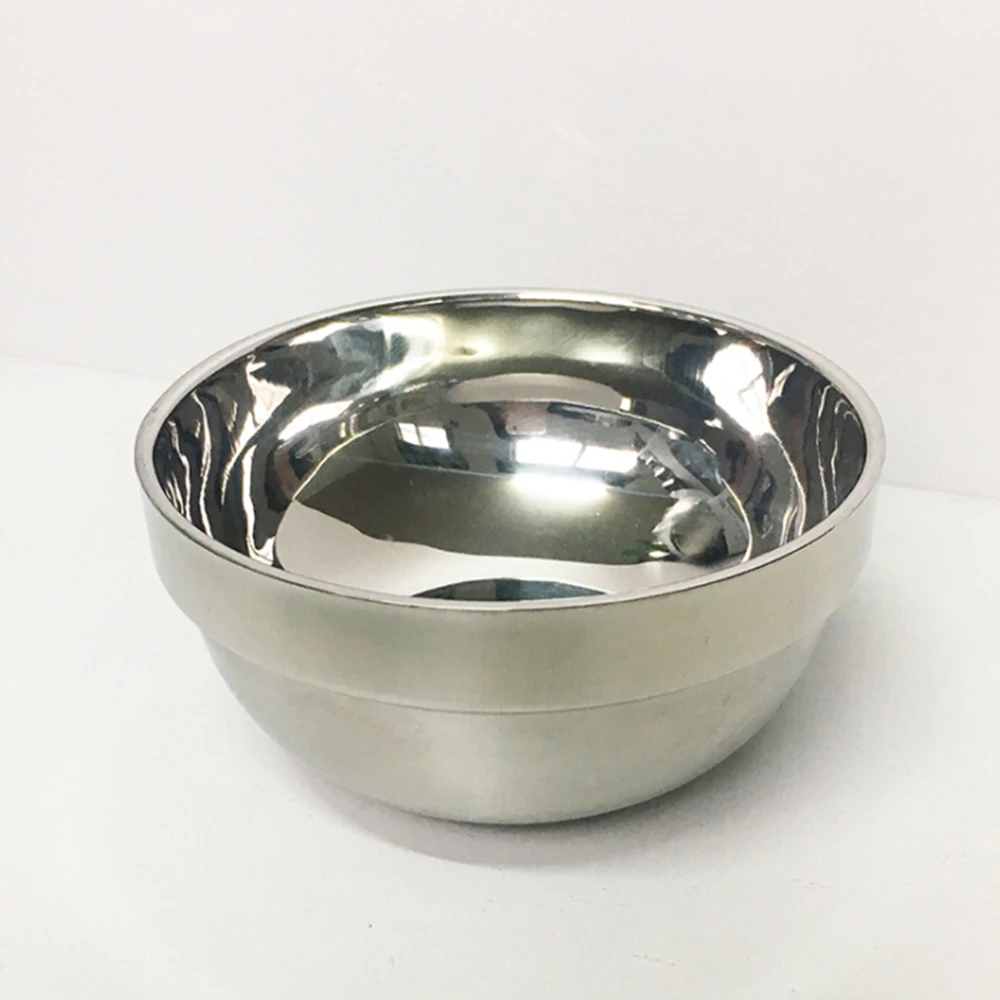 1 шт. прочные двухслойные теплоизоляционные кухонные чаши из нержавеющей стали