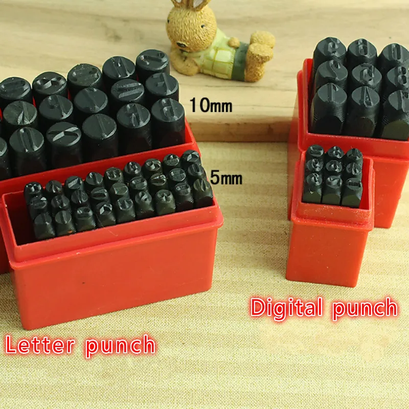 Ручной работы DIY кожаные инструменты буквенный удар цифровой удар кожа гравировка печать кожа печать цифровой английский логотип