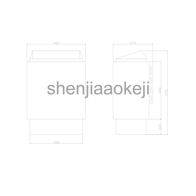 9KW Electric heater Wet&ampDry Sauna Heater Stove sauna stove steaming furnace 220V /380V 1pc | Бытовая техника