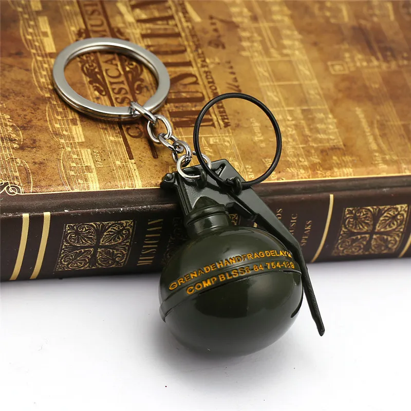 

New Playerunknown's Battlegrounds PUBG Keychain Small Pendant Men Jewelry Metal Key Chain Ring Holder llaveros Souvenir Chaveiro