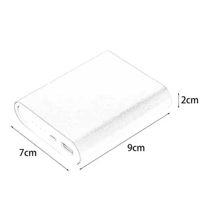 18650 батарея зарядное устройство коробка банк питания один USB powerbank резервного