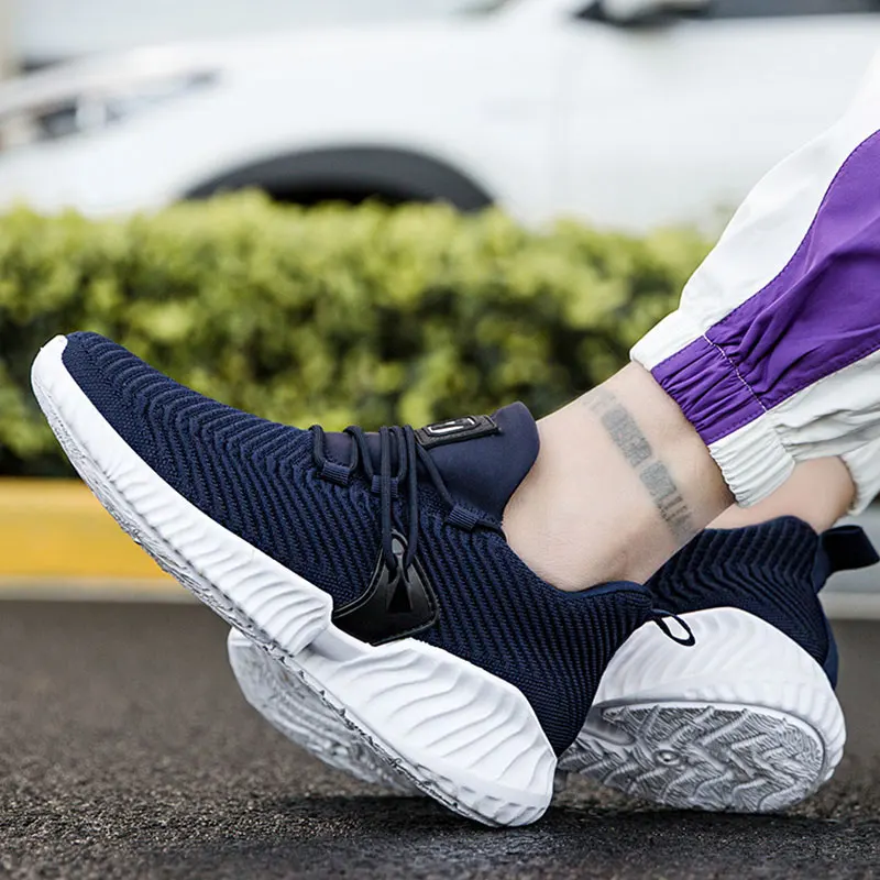 SUROM мужская легкая обувь для бега дышащая спортивная с низким берцем мужчин