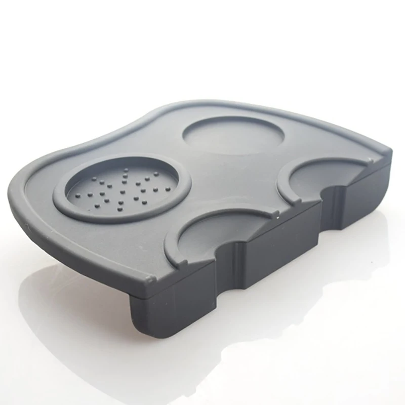 Новый силиконовый защитный коврик для кофе эспрессо черный Кофе Barista Pod