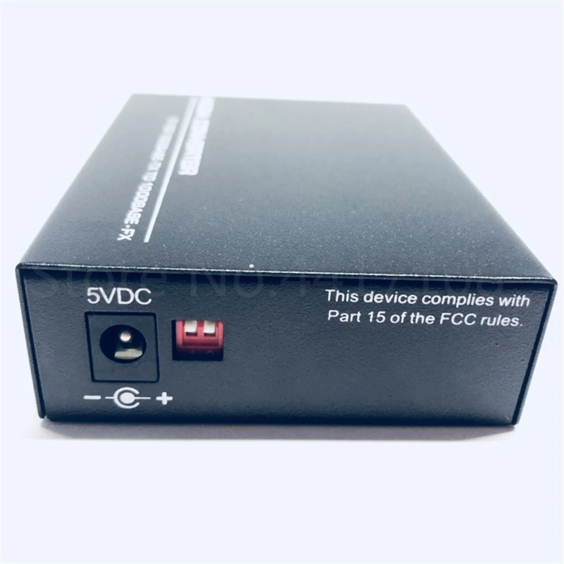 SFP волоконно RJ45 конвертер Gigabit DIP переключатель медиаконвертер 1000 м гигабитный