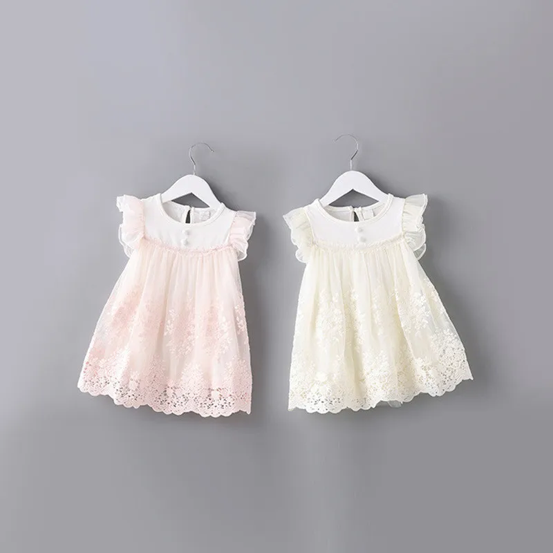 Новые девушки удобные Повседневное воланом рукава летнее платье Мягкий хлопок