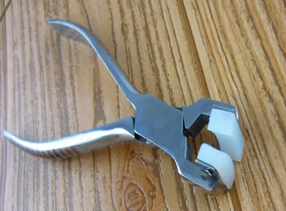 Flat Nose Pliers Нержавеющая сталь предотвращает плоское нейлоновое травмирование Челюсти Плоскогубцы для ювелирных изделий DIY инструмент плоский нос дуги плоскогубцы очки фиксация резак Кусачки - Цвет: Flat Nose Pliers