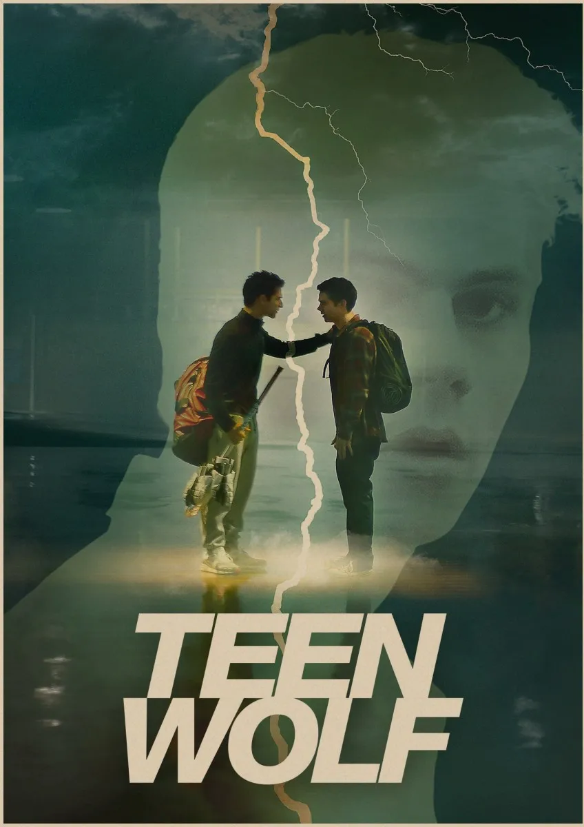 Прочный чехол Teen Wolf Плакаты кино стикеры Настенные крафт Бумага принты четкое