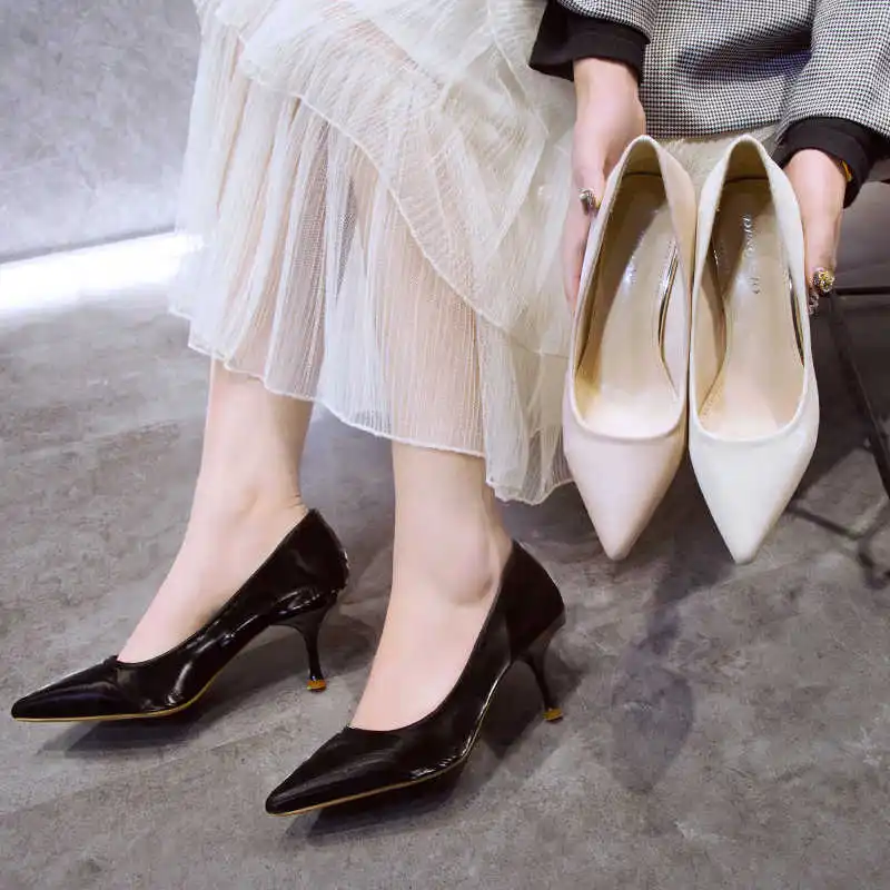 

women Pumps Spring/autumn High Heels Pointed Toe Female Wedding Shoes Sexy High Heel Shoes For Women Sandals 2019