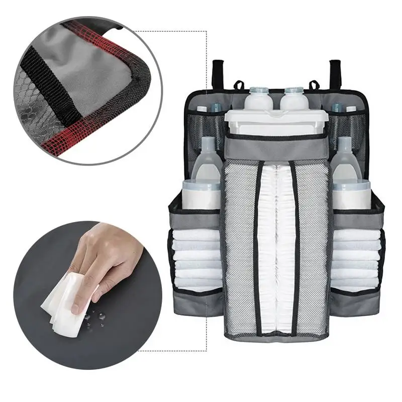 

Bedside Hanging Bag Nursery Organizer Storage Bag Package Bag Hanging Diaper Bag