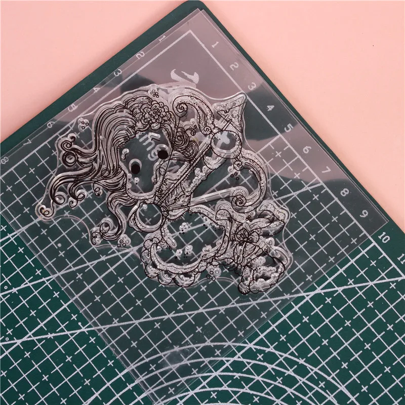 Прозрачный чистый силикон штампы для DIY Изготовление скрапбукинга diy фото ролик