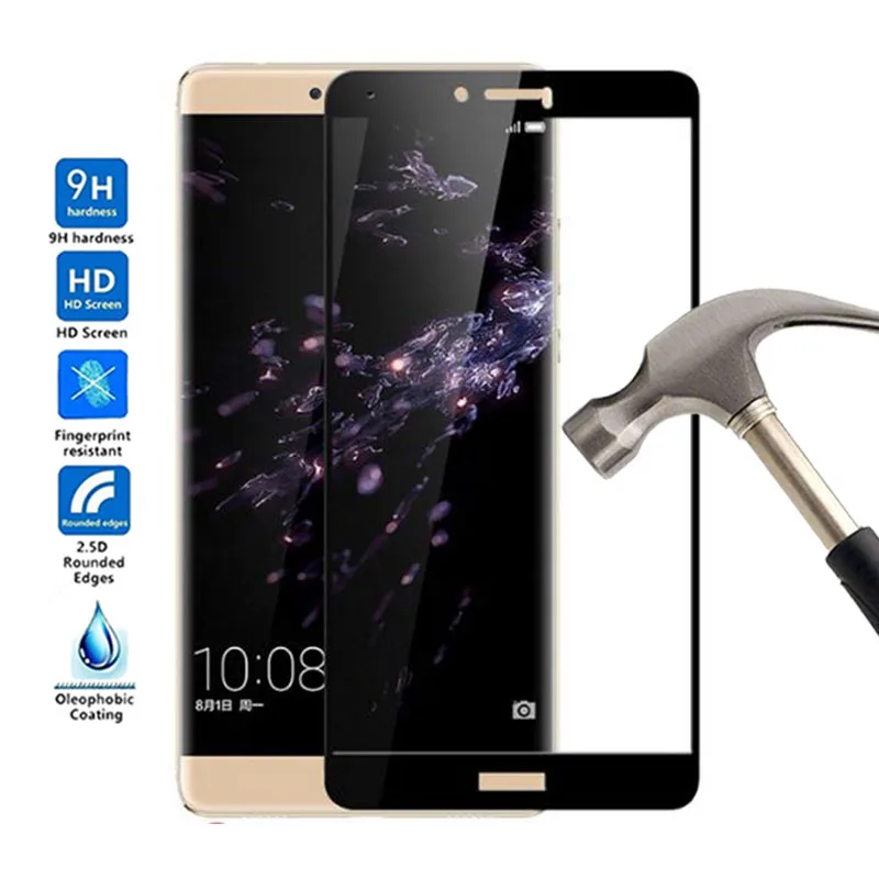 2.5D 9H полноэкранное Защитное стекло для Huawei Honor Note 8 пленка из закаленного стекла V8