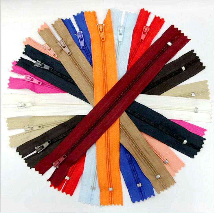 100 шт./лот нейлоновая лента катушка на молнии молния портной кавер 9 дюймов 20 см