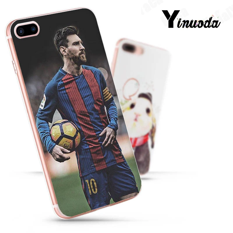 2 Yinuoda Lionel Messi Уникальный дизайн новейший модный чехол для телефона для iPhone 8 7 6 6S Plus X 10 5 5S SE XR XS MAX - Цвет: 2