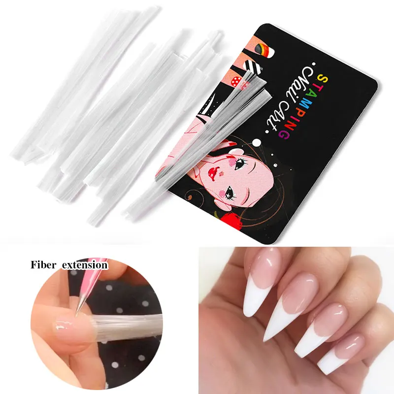 Стекловолокно для наращивания ногтей 10 шт./упак. стекловолокно акриловая Форма