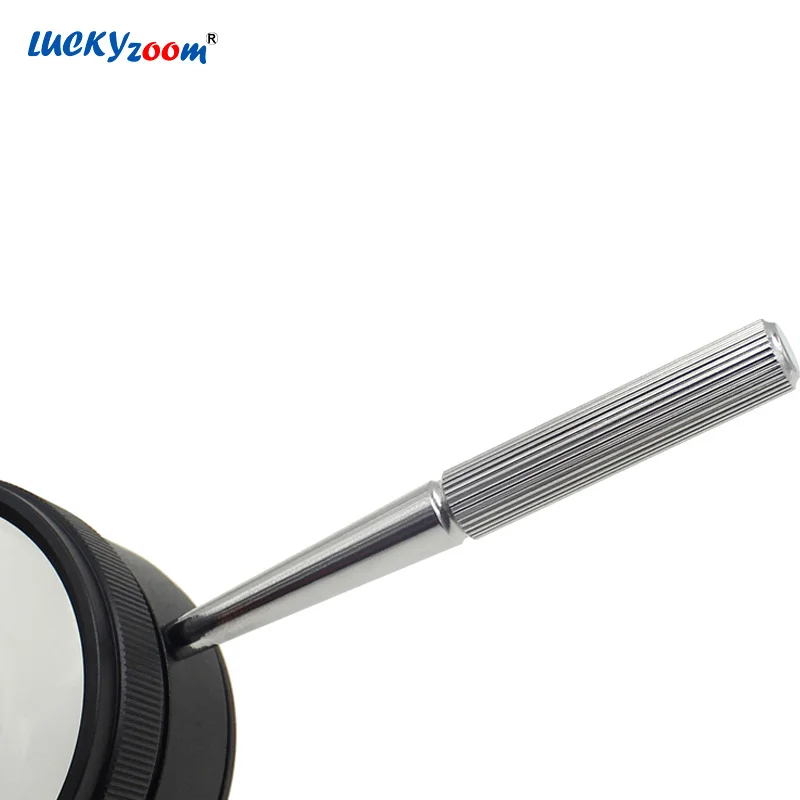 LUCKY ZOOM ручная Лупа увеличительное стекло es 35X35*50 Ювелирная оценочная Лупа Портативная оптическая стеклянная лупа Read Repair