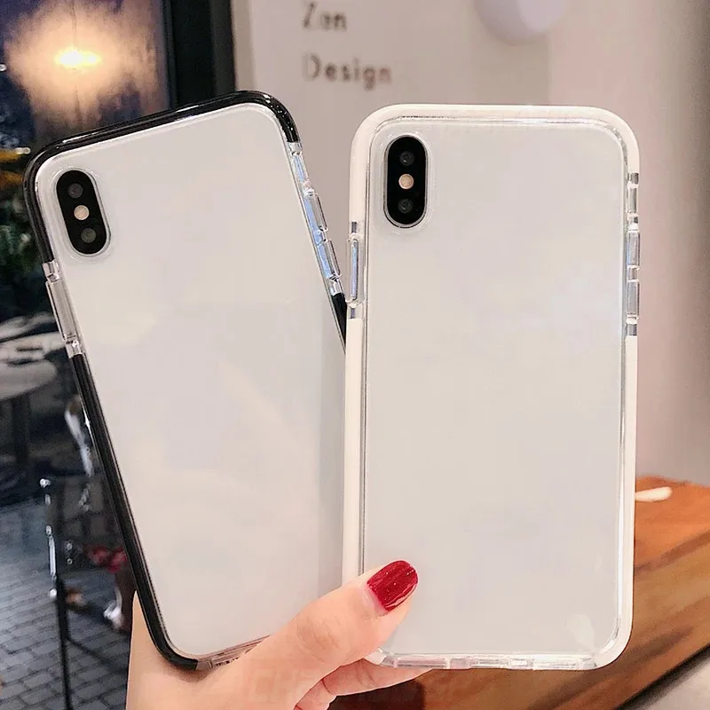 Цветной силиконовый чехол для Samsung Galaxy S8 S9 S10 Plus A10 A20 A30 A40 A50 A60 A70 A7 A9 A6 A8 J2 J4 J6 J8