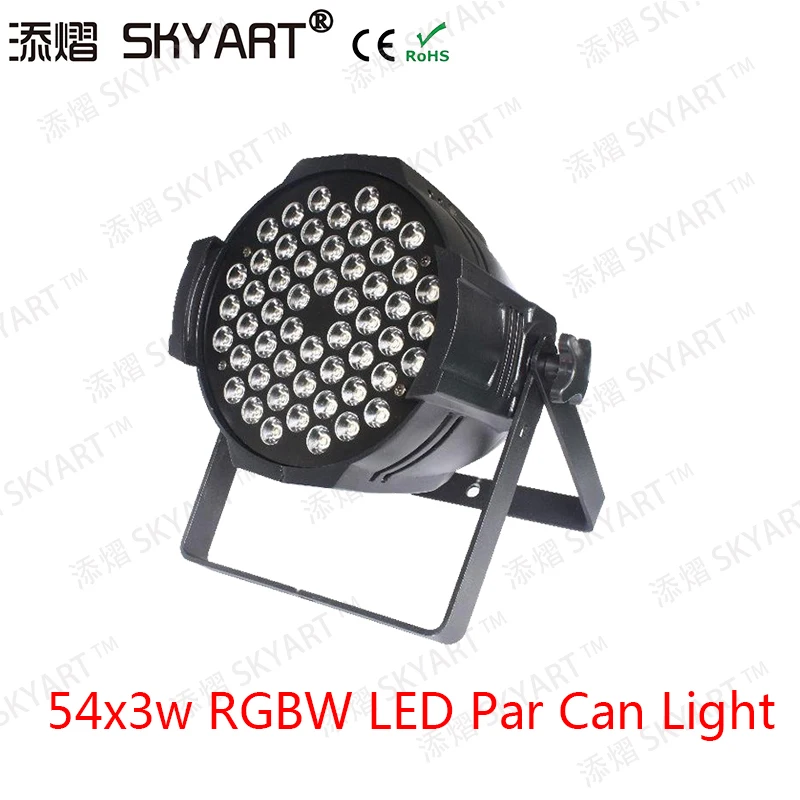 Бесплатная доставка светодиодный просветильник Тор par 54x3 Вт DJ Par led 54*3