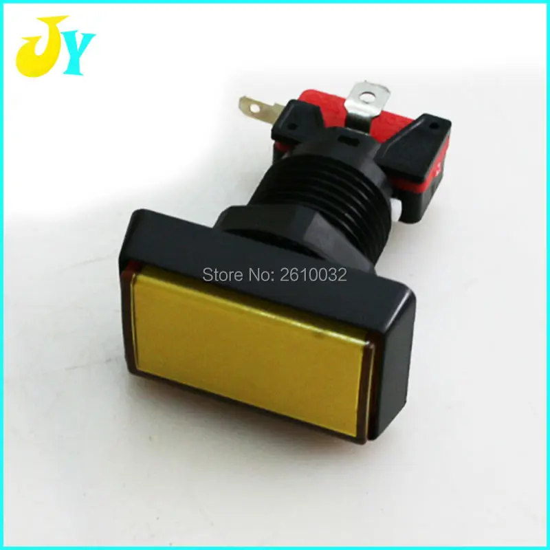 Из 2 предметов Аркады DIY Наборы Запчасти 12V 50*33 мм аркада со светодиодной