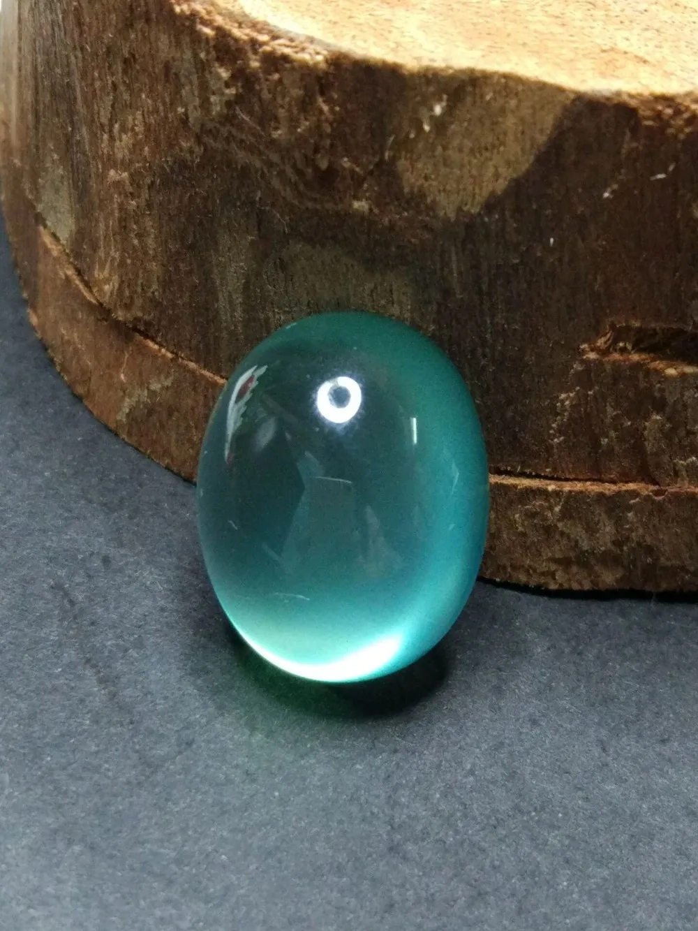 Натуральный африканский зеленый прехнит 30 карат овальной формы 16 мм * 20 5