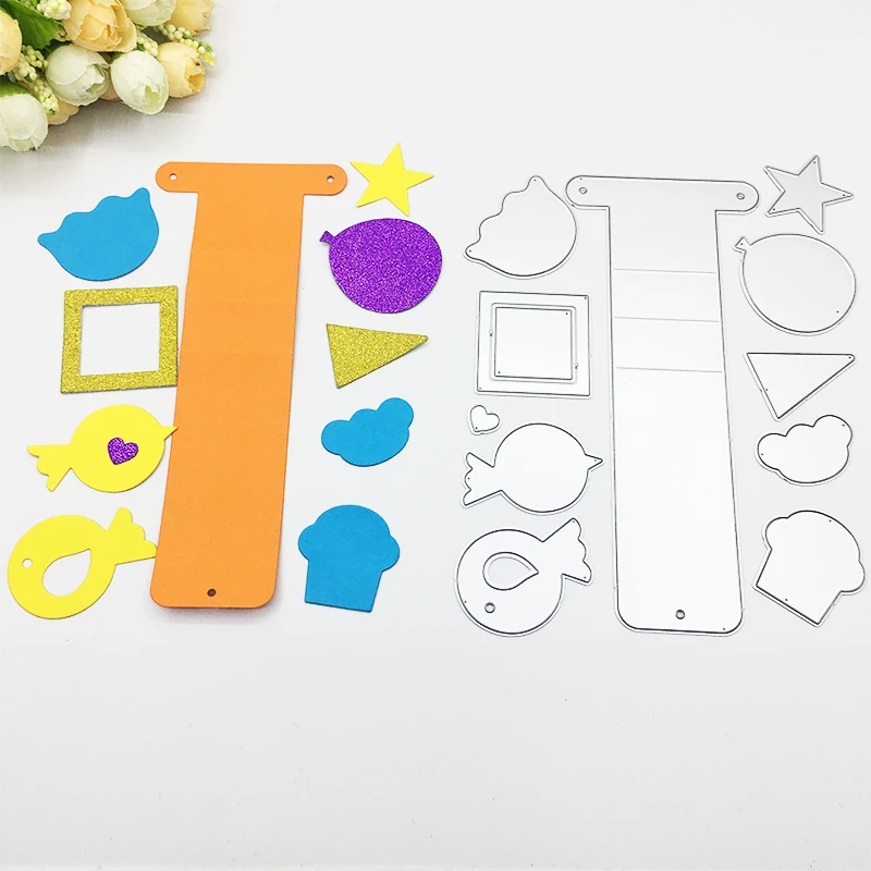 Julyarts новая коробка 10 шт. металлические трафареты для пресс-формы для Diy Скрапбукинг штамп Fustelle Metalliche за предметы для скрапбукинга