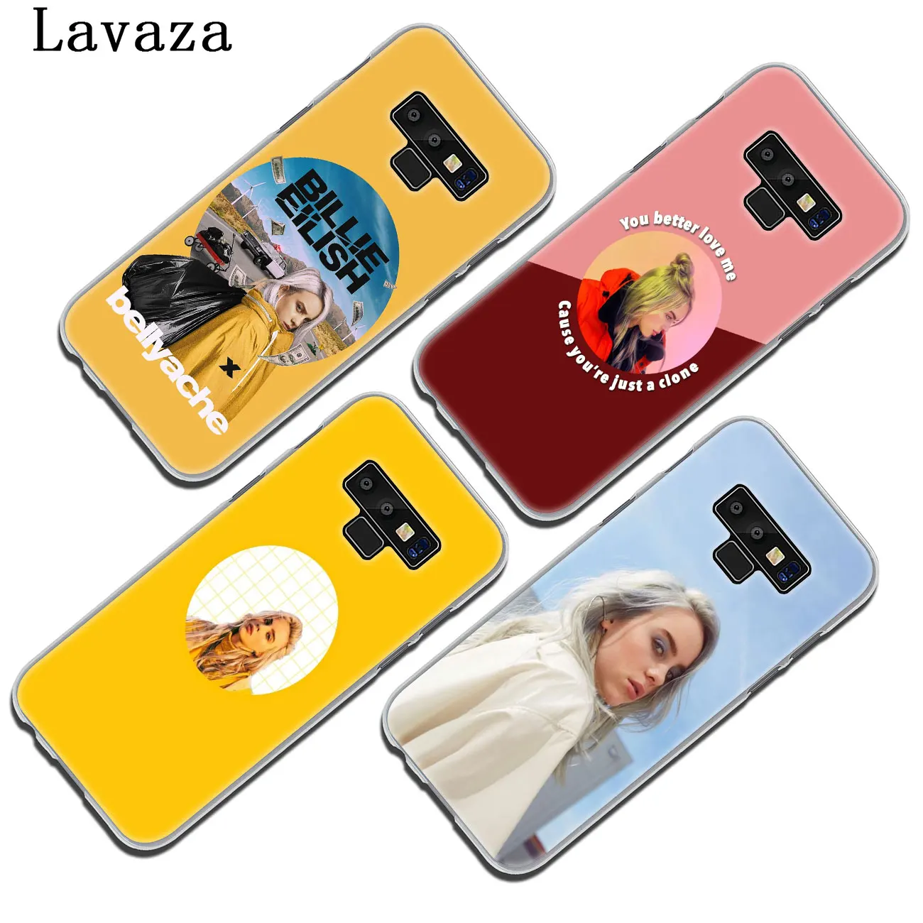 Lavaza Горячая Billie Eilish музыка певица чехол для телефона для samsung Galaxy Note 10 9 8 A9 A8 A7 A6 плюс A5 A3 A2