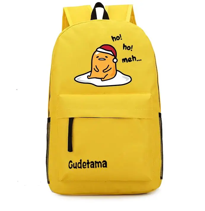 Gudetama Рюкзак Школьная Сумка для подростков девочек мальчиков Милая книжная сумка для ноутбука рюкзаки рюкзак Mochilas - Цвет: 5