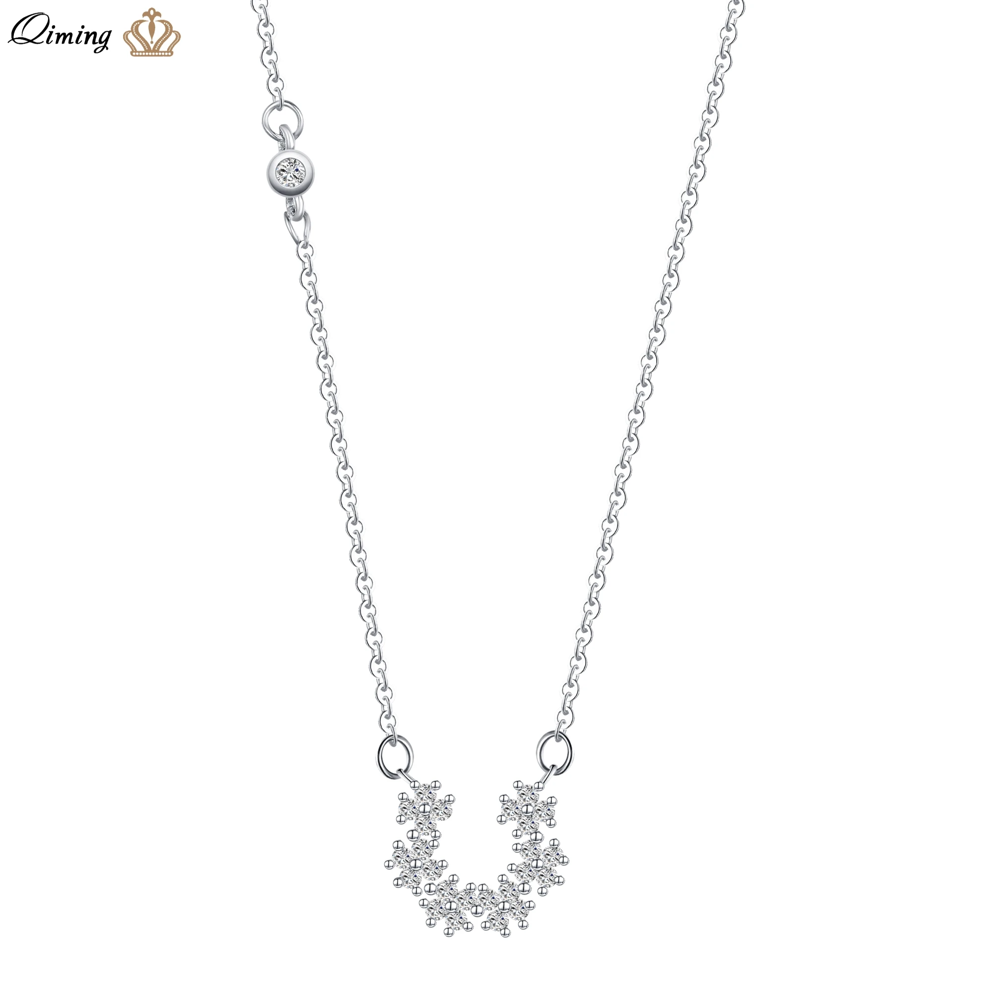 Женское Ожерелье с цирконом Cystal изысканное яркое ювелирное изделие свадебное