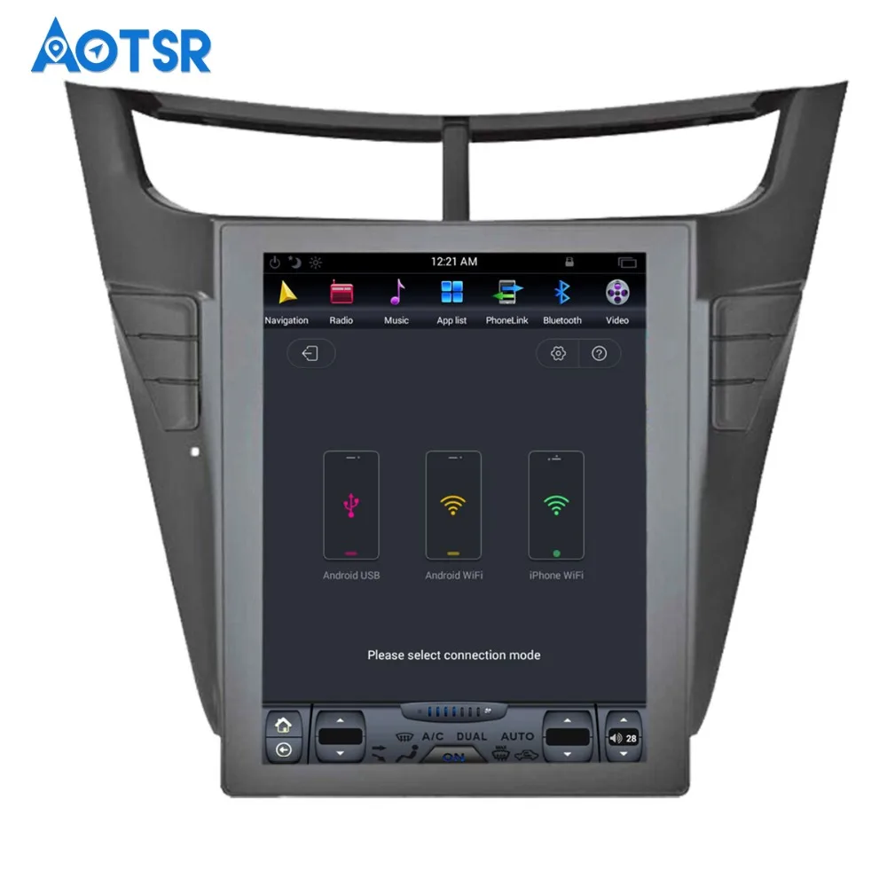 Мультимедийная лента Tesla для CHEVROLET Sail 2015 2016 2017 2018 Android 6 0 без DVD плеера с GPS