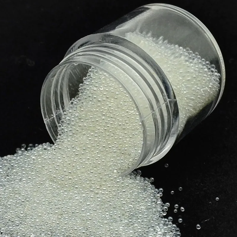 13 Бодрствования 10g/jar Nail Икра бусы 0,6-0,8mm красочные мини Стекло шарики для ногтей Подвески маникюр 3D ногтей украшения - Цвет: 13