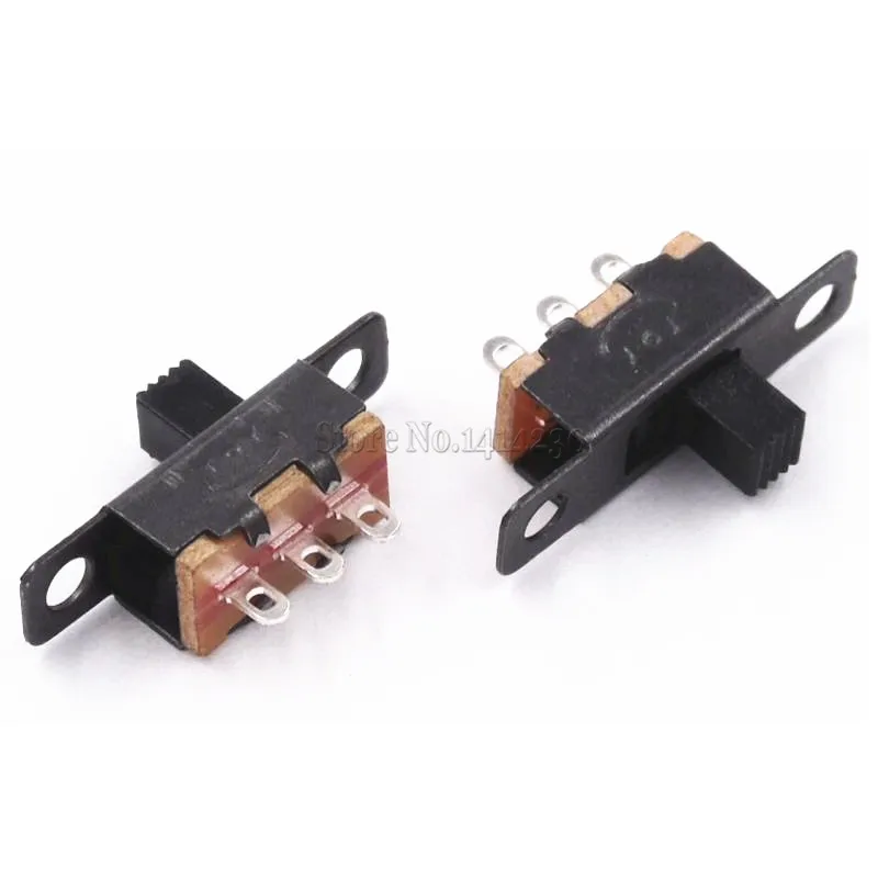 100 шт. шарнирный переключатель SS12F15 SS12F15VG4 3PIN 1P2T скользящий ручка высота 4 мм |