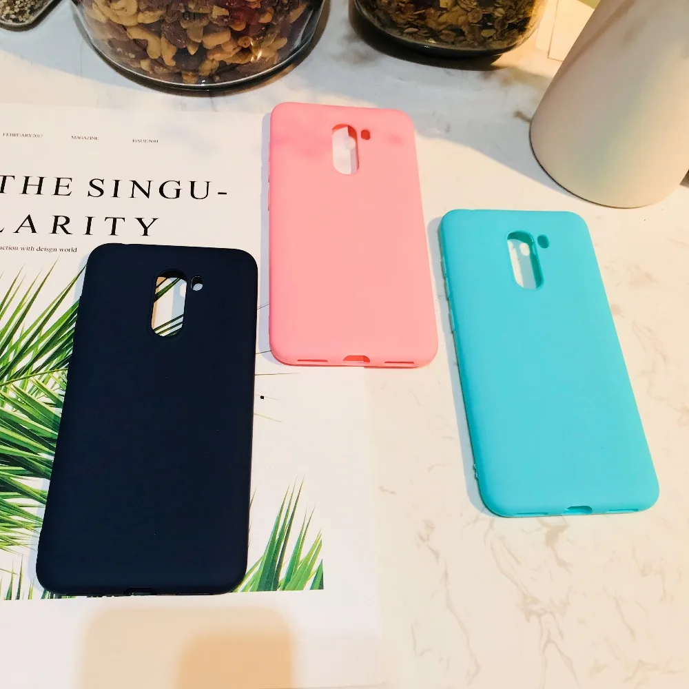 Однотонный простой чехол для Redmi 6 6A note 7 pro мягкий силиконовый защитный из ТПУ Для