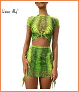 Boho Сексуальный комплект из двух предметов с открытыми плечами укороченный топ длинная юбка с цветочным принтом женская элегантная винтажная одежда из 2 предметов праздничная одежда
